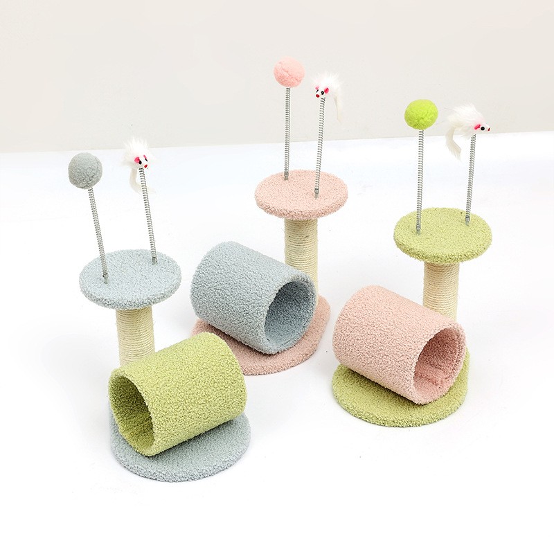 Cat Scratching Toy Manufacturer - Hot-Selling Double-Layer Sisal Material Wood Toys