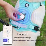 宠物背带厂家-热销豪华反光透气防爆冲皮革