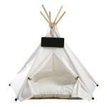 Pet Tent House Manufacturer - High Quality Luxury Portable Soft Canvas Solid Wood