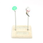 Cat Tree Manufacturer - Modern Double-Column Square Spring Wood Scratching Post