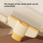 Pet Comb Supplier - Wholesale ABS Stainless Steel Self-Cleaning One-Click Hair Removal