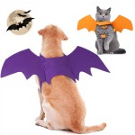 Pet Costume Supplier - Comfortable Polyester Bat Harness-style Halloween Winter