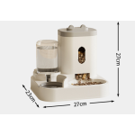 自动宠物喂食器厂家-2合1大容量塑料干湿分离