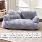 Pet Bed Manufacturer - Crystal Velvet Semi-Enclosed Neck Support Resistant Removable