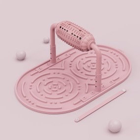 宠物喂食垫厂家-可调零食分配硅胶磨牙慢食