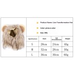 Pet Headgear Manufacturer - Hot-selling Cute Lion Transformation Maned Wig Hats