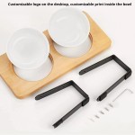 宠物碗厂家-环保可定制logo双不锈钢陶瓷