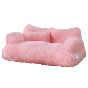 Pet Bed Manufacturer - Crystal Velvet Semi-Enclosed Neck Support Resistant Removable