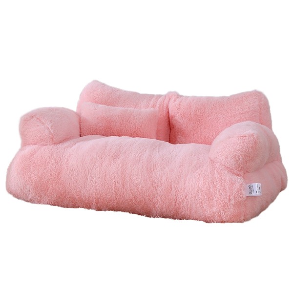 Pet Bed Manufacturer - Crystal Velvet Semi-Enclosed Neck Support Resistant Removable