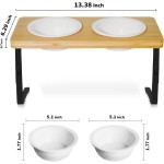 宠物碗厂家-环保可定制logo双不锈钢陶瓷