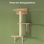 Cat Climbing Frame Supplier - Modern Luxury Solid Wood DIY Wall-mounted Novel Design