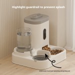 自动宠物喂食器厂家-2合1大容量塑料干湿分离