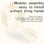 Portable Parrot Cage Manufacturer - Acrylic Takeout Hanging Bamboo