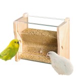 Parrot Food Feeder Factory - 2022 New Automatic Acrylic Bowls