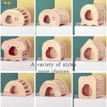 Hamster House Supplier - Funny Wooden Hide Nest Animals
