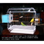 Pet Bird Cage Factory - Clear Acrylic Parrot Cage Design