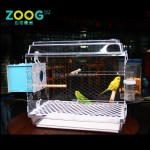 Pet Bird Cage Factory - Clear Acrylic Parrot Cage Design