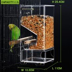 自动喂鸟器厂家-厂家亚克力金丝雀鹦鹉