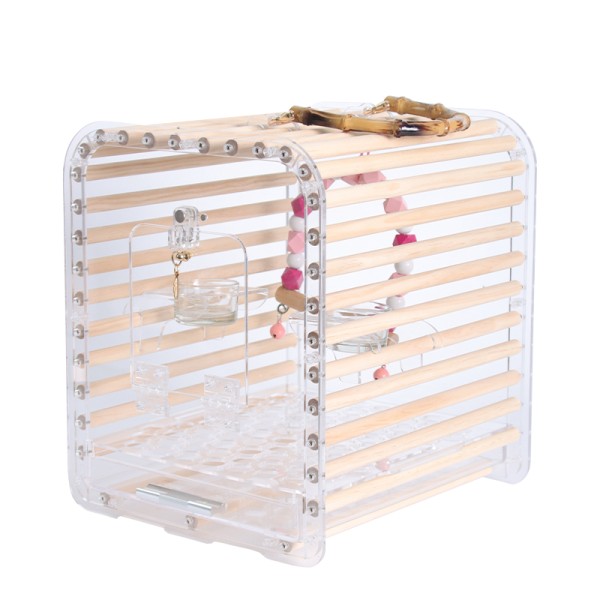 Bird Nest Supplier - Customized Acrylic Hanging Food Bowl