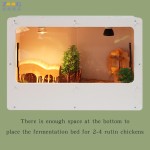 鸡繁殖箱生产商-芦丁加热雏鸡饲养