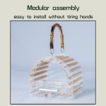 Portable Parrot Cage Manufacturer - Acrylic Takeout Hanging Bamboo