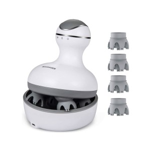 Pet Massager Supplier - Upgraded Handheld with 4 Rotatable Silicone Brushes Electric