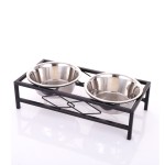 Elevated Dog Feeder Factory - Stainless Steel Double Diner 5L Capacity Battery Metal
