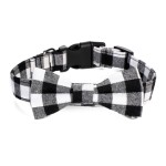 Dog Collar Supplier - High Quality Custom with Bow Tie Luxury Striped Soft
