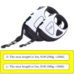 伸缩宠物牵引绳厂家-批发5米设计师耐用自动尼龙幼犬