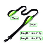 双狗牵引绳厂家-舒适加垫手柄免提跑步快解