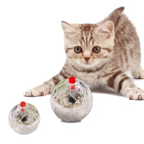 Cat Ball Toy Manufacturer - Direct Factory LED Motion Activated 5cm Rubber Interactive