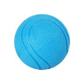 宠物球玩具厂家-现代环保TPR小号互动5cm橡胶带绳