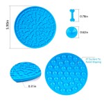 硅胶舔食垫厂家-环保蜂窝圆形带吸盘