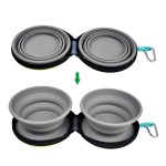 Pet Travel Bowls Manufacturer - Premium Eco-Friendly Foldable Double Silicone Food Bowls
