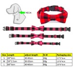 Dog Collar Supplier - High Quality Custom with Bow Tie Luxury Striped Soft