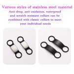 宠物ID标签厂家-热销时尚铝雕刻滑扣项圈