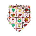 Pet Bandana Factory - Christmas Classic Plaid Nylon Triangle Bib Kerchief