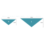 Dog Bandana Factory - New Arrival Customizable High Quality Cotton Nylon Reflective