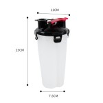 Collapsible Dog Bowl Factory - 2-in-1 Eco-Friendly Outdoor Walking Travel Water Bottle