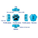 GPS宠物项圈厂家-用于羊牛山羊动物带微芯片追踪