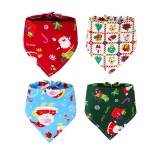 Pet Bandana Factory - Christmas Classic Plaid Nylon Triangle Bib Kerchief