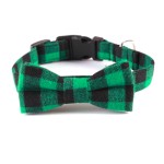 Dog Collar Supplier - High Quality Custom with Bow Tie Luxury Striped Soft