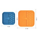 狗舔垫生产商-热销21x21cm硅胶垫