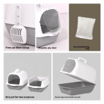 封闭式猫砂盆生产商-批发大容量