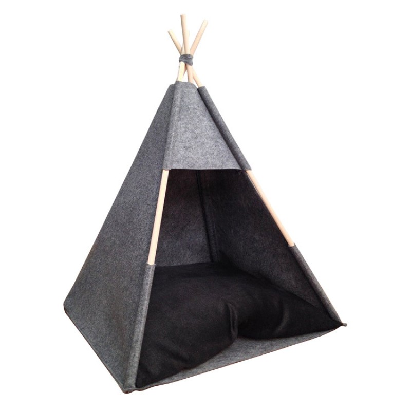 宠物木帐篷生产商-批发最新可折叠窝