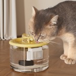 宠物饮水机厂家-不含BPA PP碳过滤USB