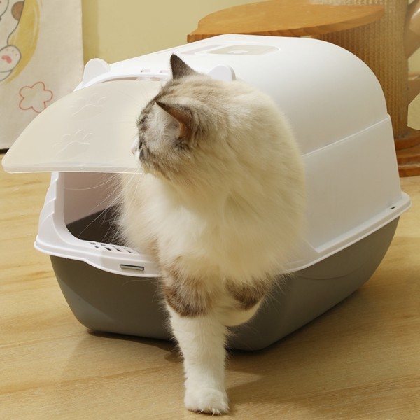 PP塑料猫砂盒厂家-批发可拆卸防臭