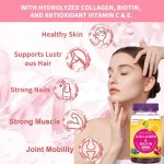Sugar Free Collagen Gummies Factory - Premium with Biotin Magnesium Healthy Hair Support