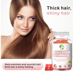 Organic Collagen Gummies Factory - Private Label Restore Skin Firmness Biotin Supplement