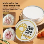 宠物护爪霜厂家-安全保湿足部擦拭霜干裂用